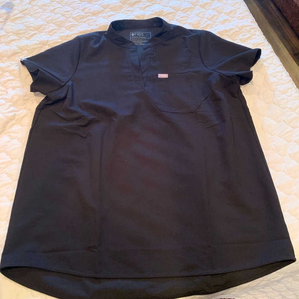 Figs maternity scrub top